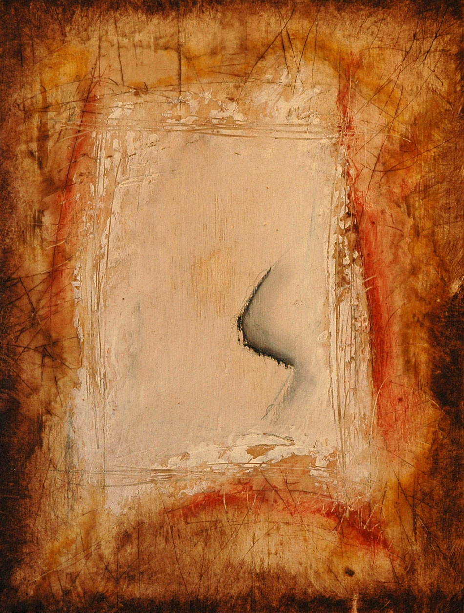 Domenick Naccarato encaustic mixed media abstract painting