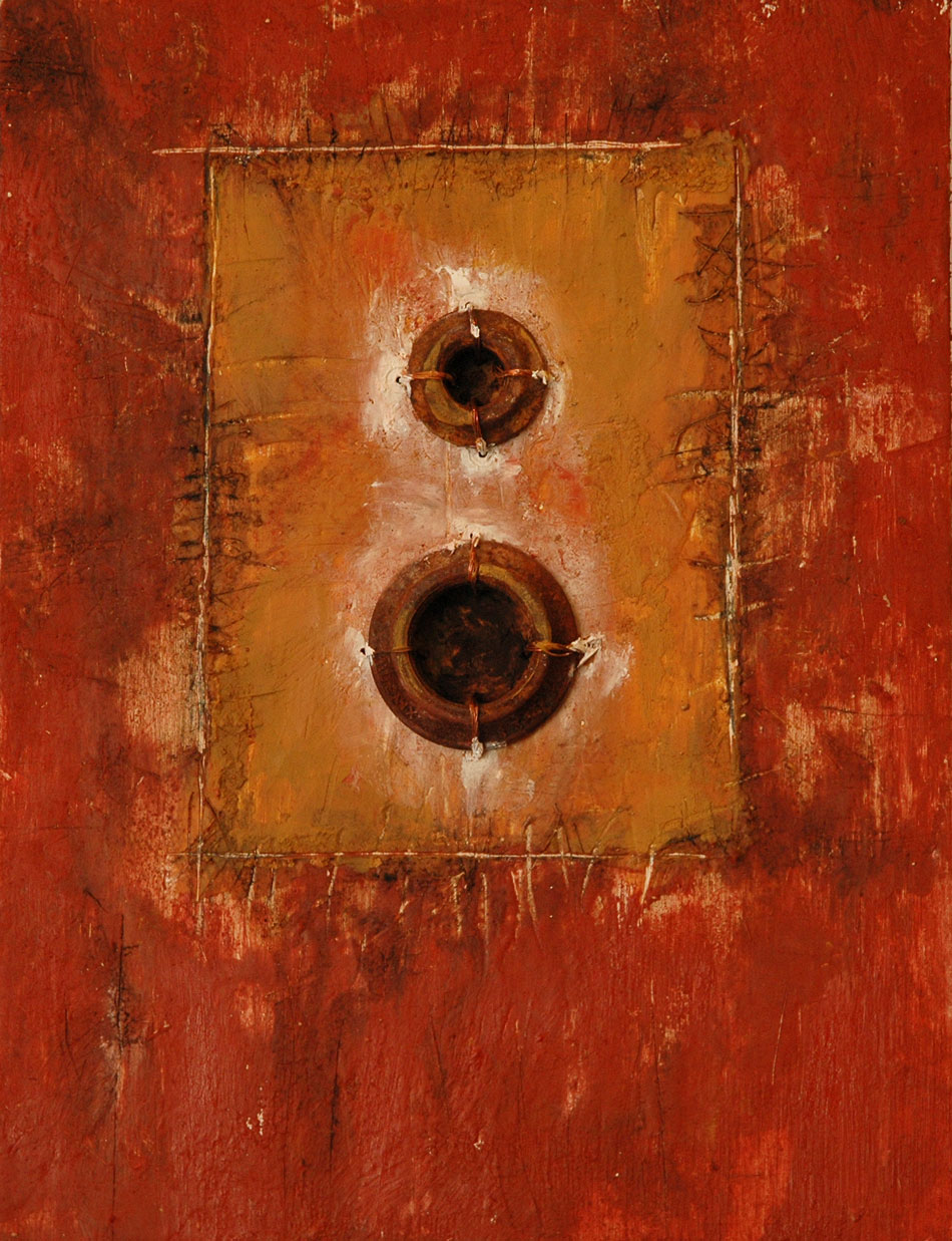 Domenick Naccarato encaustic mixed media abstract paintings