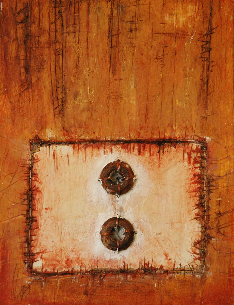 Domenick Naccarato abstract mixed media paintings