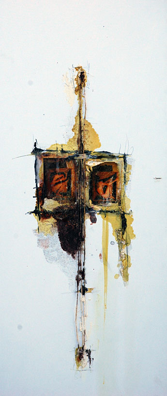 Domenick Naccarato | Mixed media painting on canvas | 1998