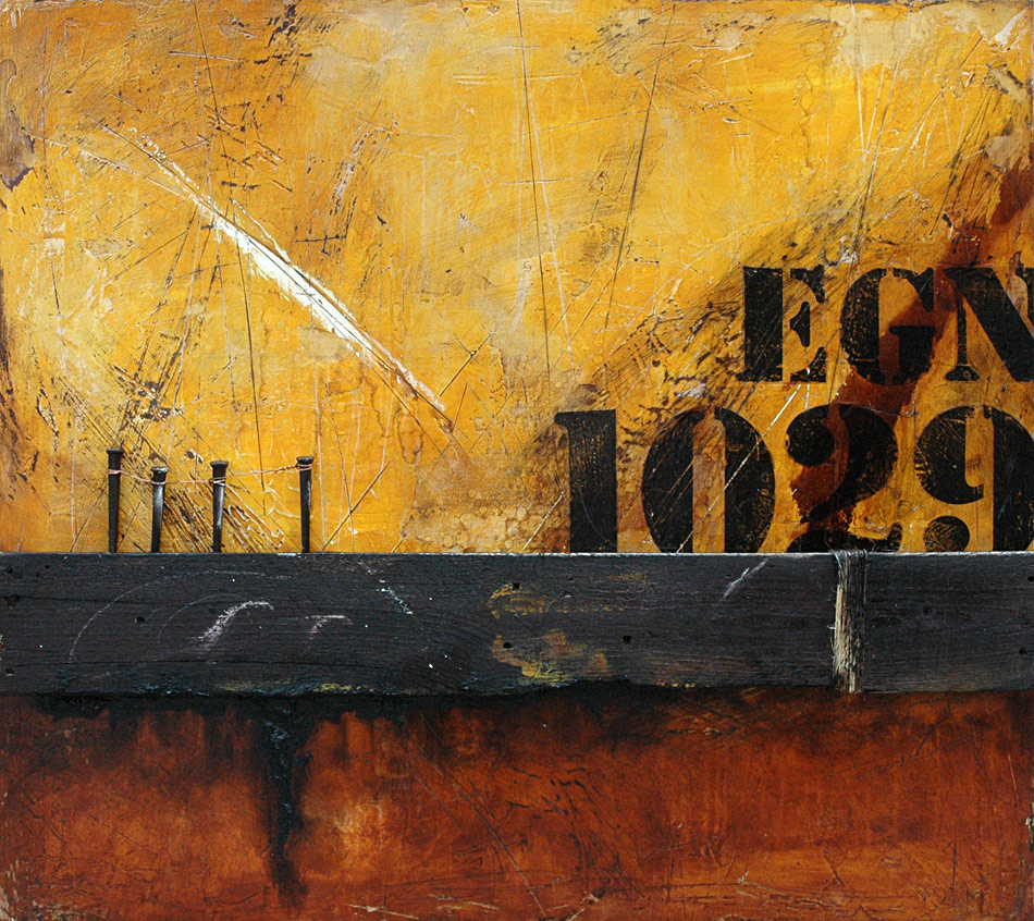 36" x 40" | mixed media on plywood | archive #201317 | $600