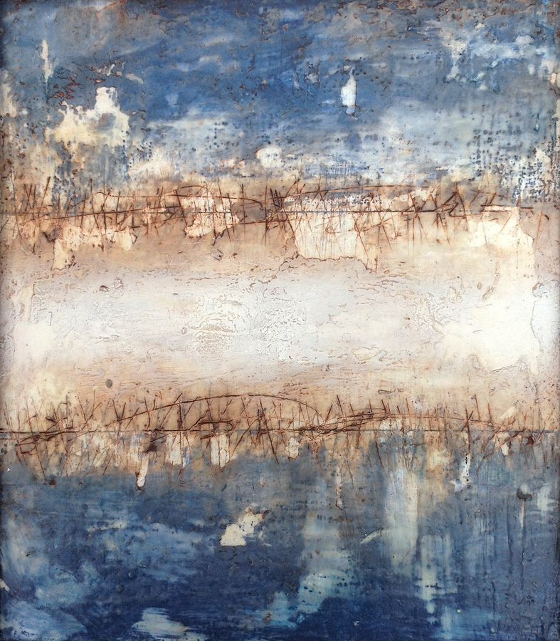 Abstract Encaustic Art by Domenick Naccarato