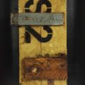 Remnants: Assemblage No. 11 | wood, nails, twine, screws, bracket, rust, stain, pencil, polyurethane, and paint | 16" x 12" x 2.5" | 2016