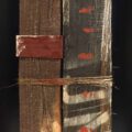 Remnants: Assemblage No. 18 | wood, plaster wrap, nails, staple, twine, stain, pencil, polyurethane, and paint | 16" x 12" x 2.5" | 2016