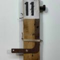 Remnants II: Eleven, Assemblage No. 3 | Apx. 15” x 7” x 2.5” | barn wood, bracket, screws, hex bolt, nails, rope, and paint | 2017