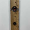 Remnants II: Assemblage No. 4 | Apx. 15” x 4” x 2” | barn wood, bearing, brass tube, steel brackets, screws, and paint | 2017