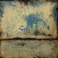 Distressed Surfaces No. 13 | enamel paint, acrylic paste, and roofing tar on polystyrene | 17” x 17” x 2.5” | 2025